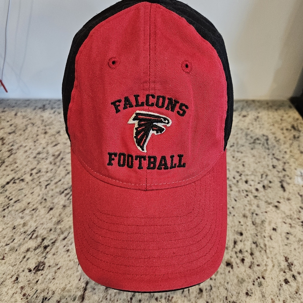 Atlanta Falcons Football NFL Team Apparel Adult Unisex Red / Black Cap / Hat